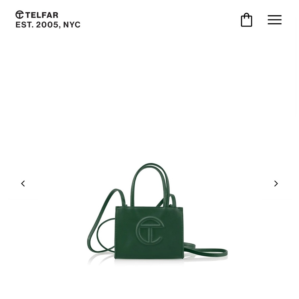 TELFAR Small Dark Olive Shopping Bag × 1